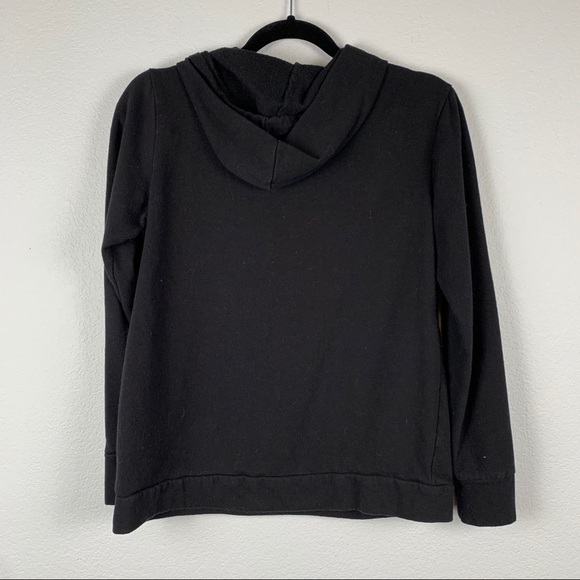 Bebe Sport Hooded Pullover Sweatshirt Black Small - Picture 5 of 5